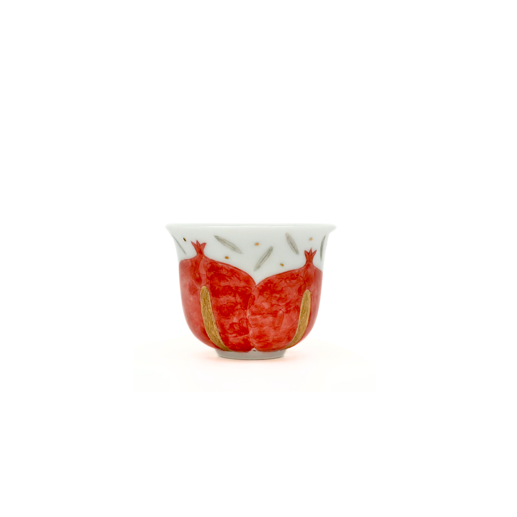 Pomegranate Holiday Teacup · Limited Edition