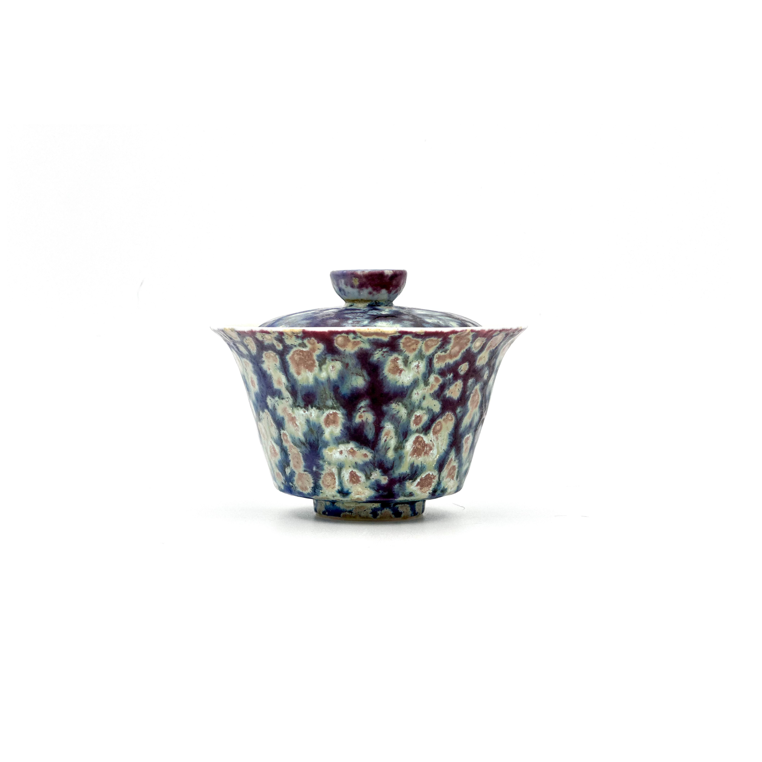 Violet Nebula Elemental High-Density Porcelain Gaiwan (100ml)