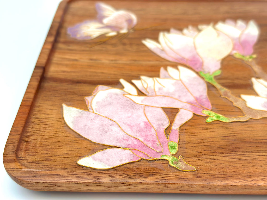 Cloisonné Harmony Serving Tray