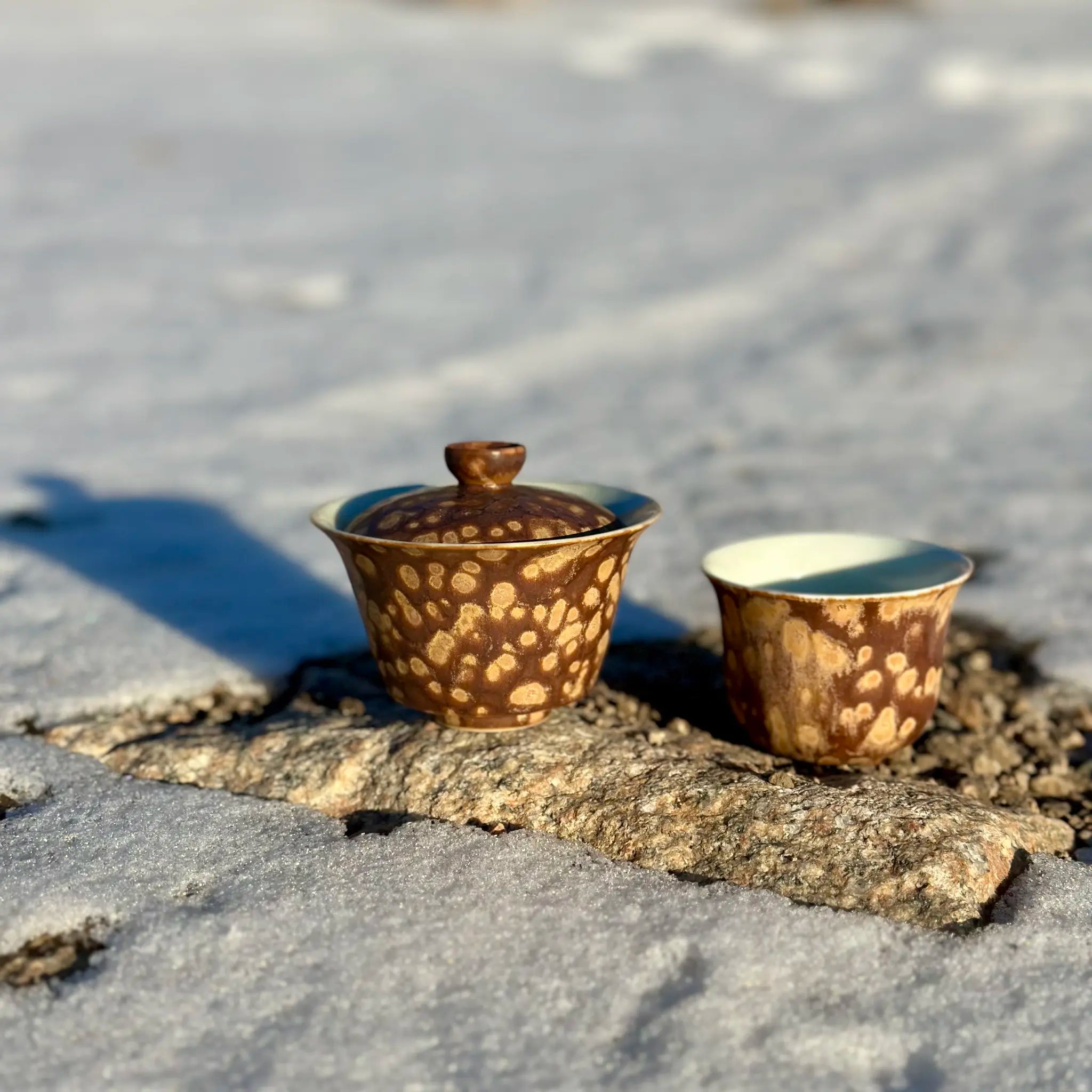 Earthstone Drift Elemental Porcelain Gaiwan 100ml