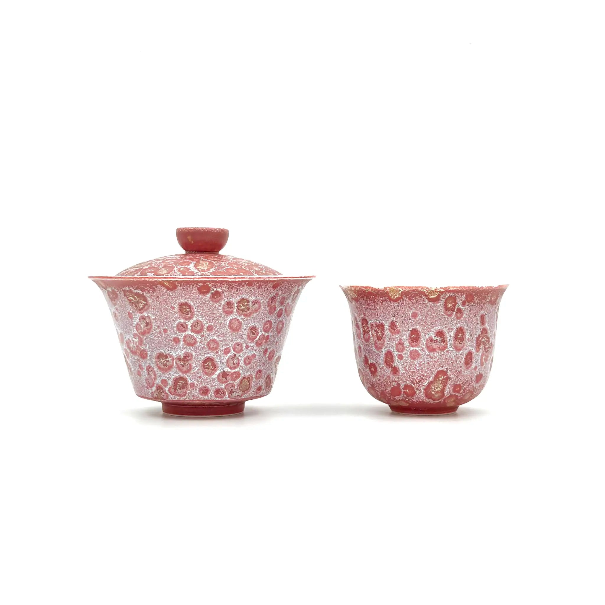 Frosted Rose Elemental Porcelain Gaiwan 100ml
