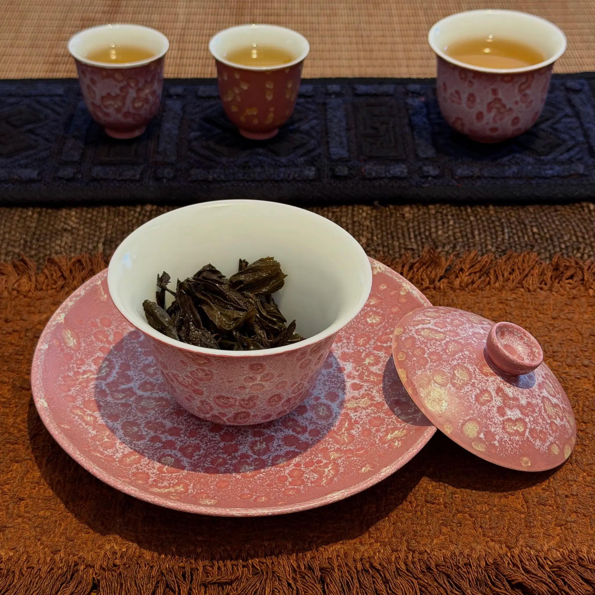 Frosted Rose Elemental Tea Boat