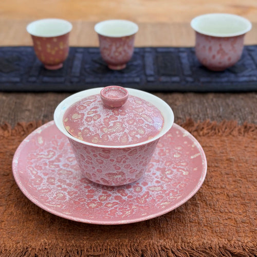 Frosted Rose Elemental Porcelain Gaiwan 100ml