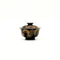 Ceramic gaiwan on a white background