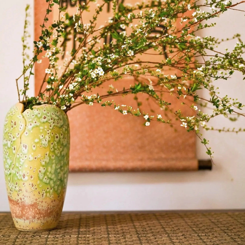 Sage Dust Porcelain Vase
